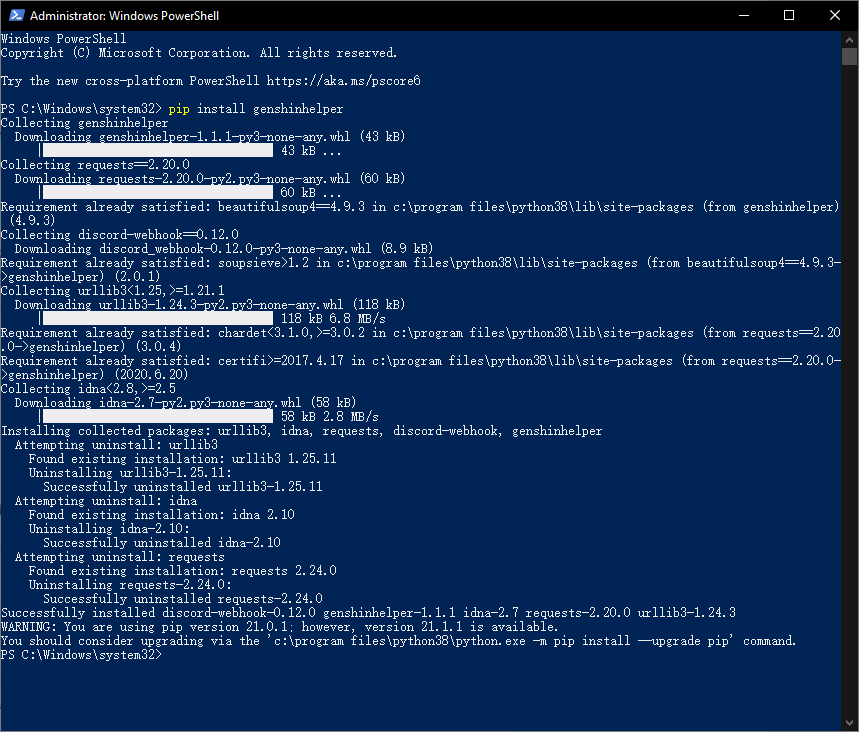 pip install pip install
