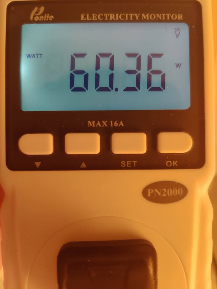 功耗表功率读数 功耗表功率读数