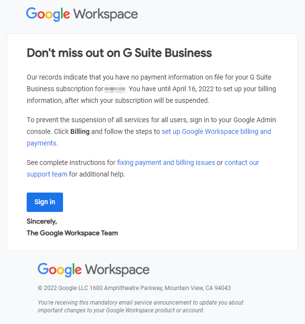 新计费账户提醒 新计费账户提醒
