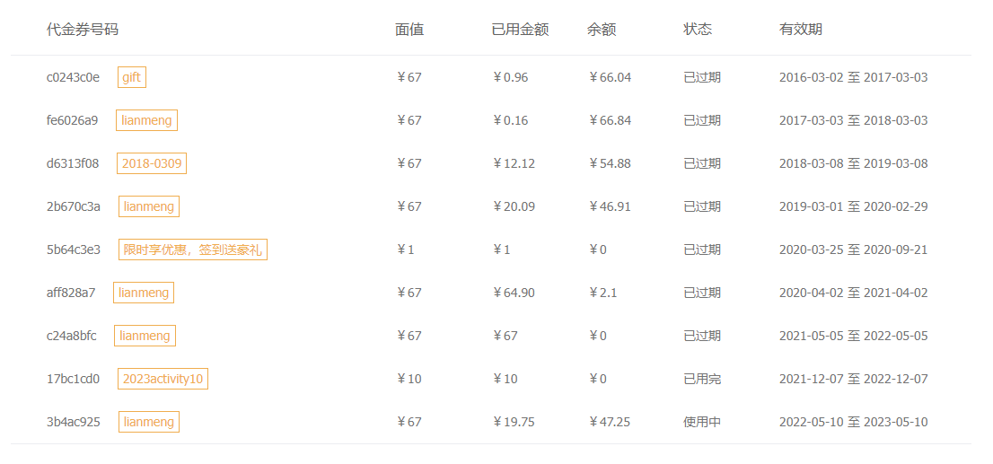 又拍云联盟代金券